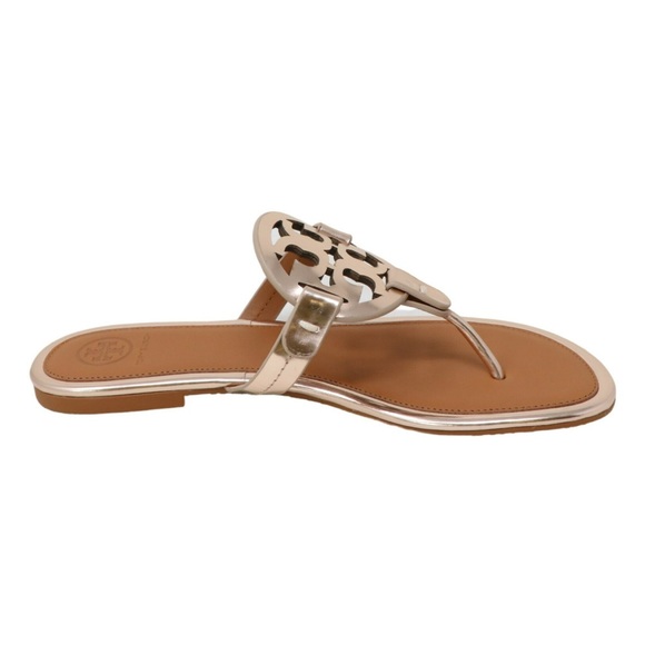 Tory Burch Miller Sandals Size 5 rose gold tan - Picture 6 of 8